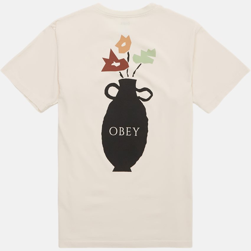 Obey T-shirts OBEY VASEY 163003586 OFF WHITE